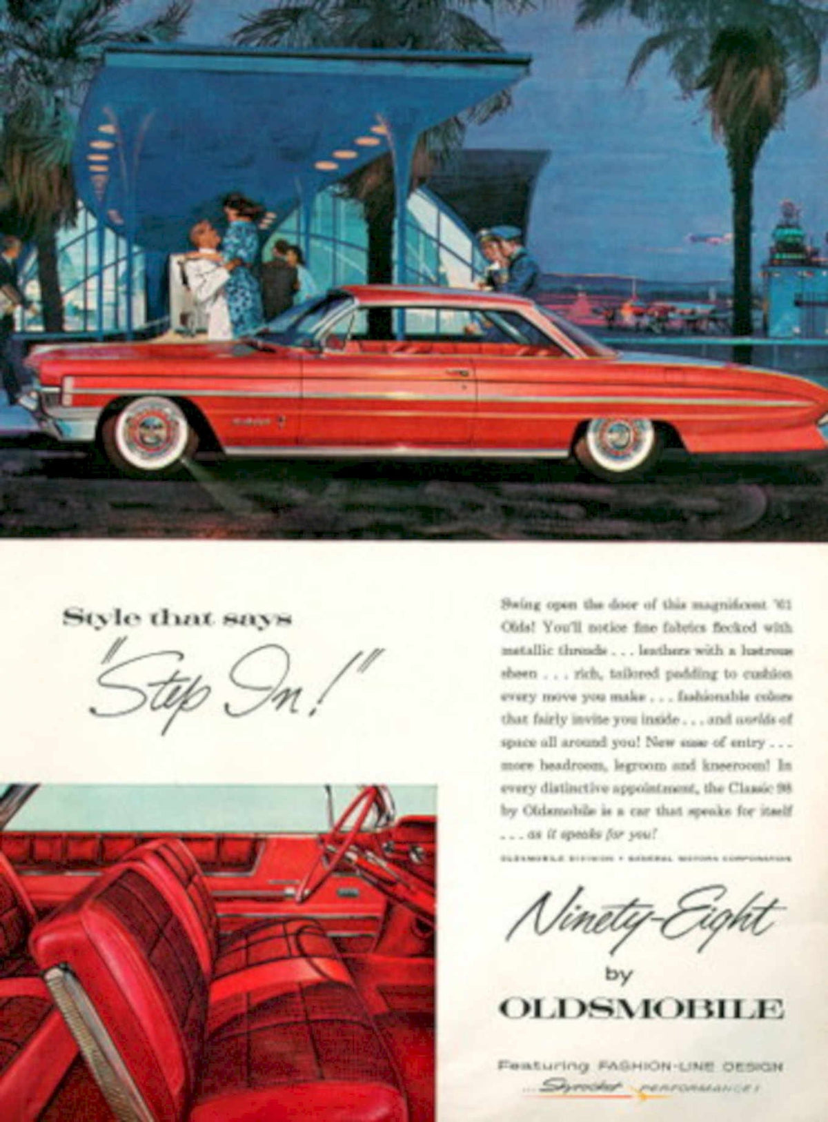 Oldsmobile Classic 98 1960s Vintage Retro Advert