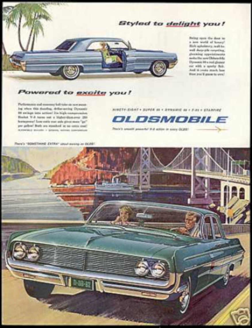 Oldsmobile Dynamic 88 Vintage Retro Advert Ads A4 Photo Print