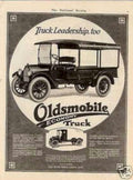 Oldsmobile Economy Truck Vintage Retro Advert Ads A4 Photo Print