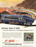 Oldsmobile F85 1961 1960s Vintage Retro Advert