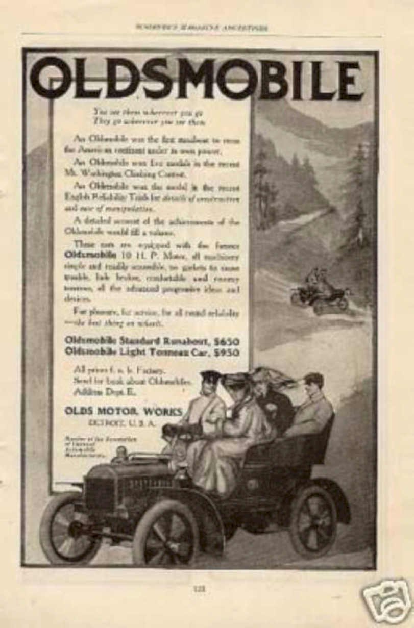 Oldsmobile Model 93 Vintage Retro Advert Ads A4 Photo Print