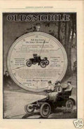 Oldsmobile Runabout 1903 Vintage Retro Advert Ads A4 Photo Print
