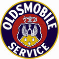 Oldsmobile Service Shield Vintage Retro Advert Ads A4 Photo Print