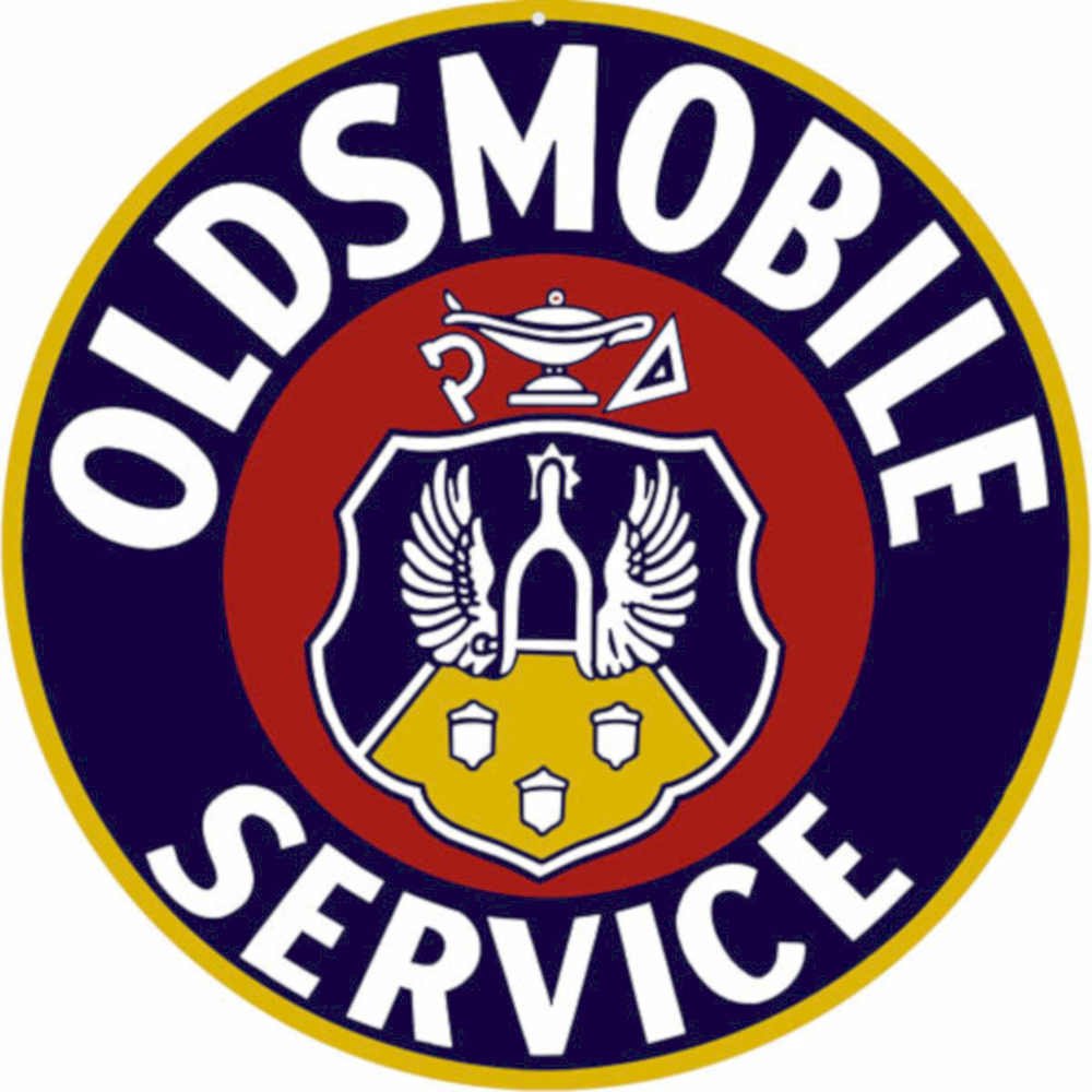 Oldsmobile Service Shield Vintage Retro Advert Ads A4 Photo Print