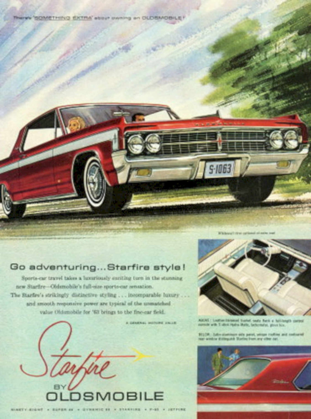 Oldsmobile Starfire 1960s 1960s Vintage Retro Advert