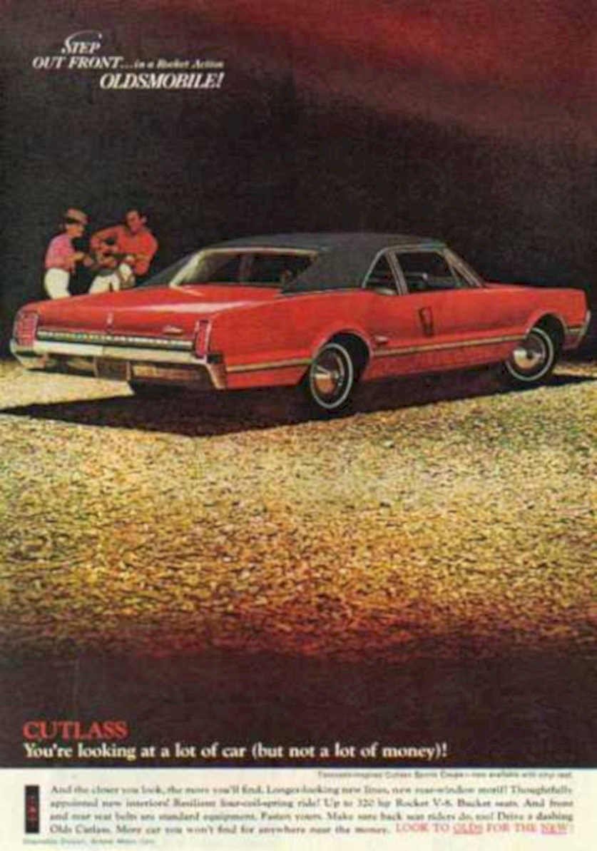 Oldsmobile Starfire Classic Vintage Retro Advert Ads A4 Photo Print