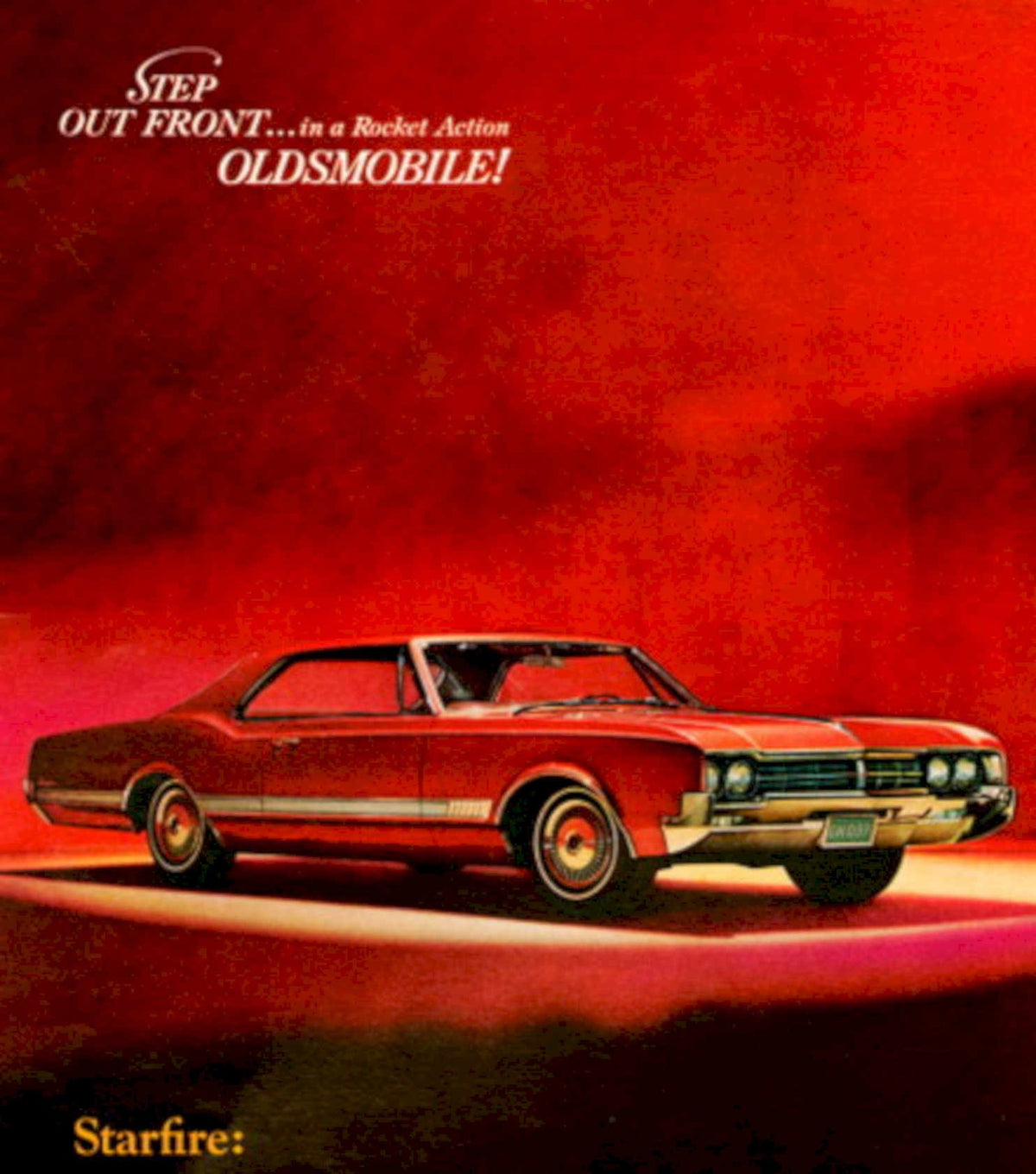 Oldsmobile Starfire Rocket 2 1960s Vintage Retro Advert