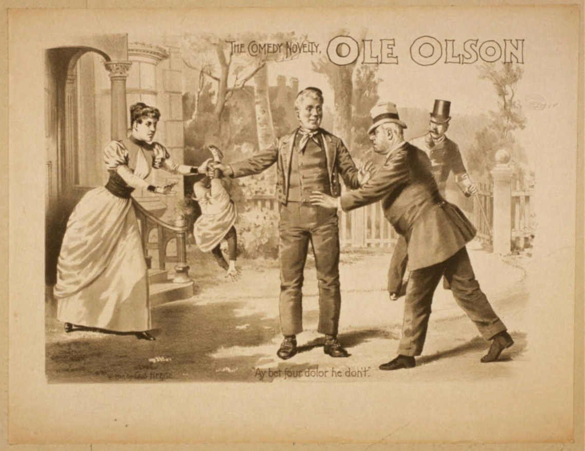 Ole Olson Comedy Vintage Retro Advert Poster A4 Photo Print