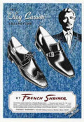 Oleg Cassini Shoes Vintage Retro Advert Ads A4 Photo Print