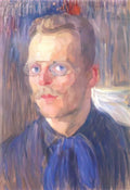 Oleksandr Bogomazov self portrait 1907 Art A4 Photo Print