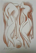 Olexandr Archipenko bathers Art A4 Photo Print