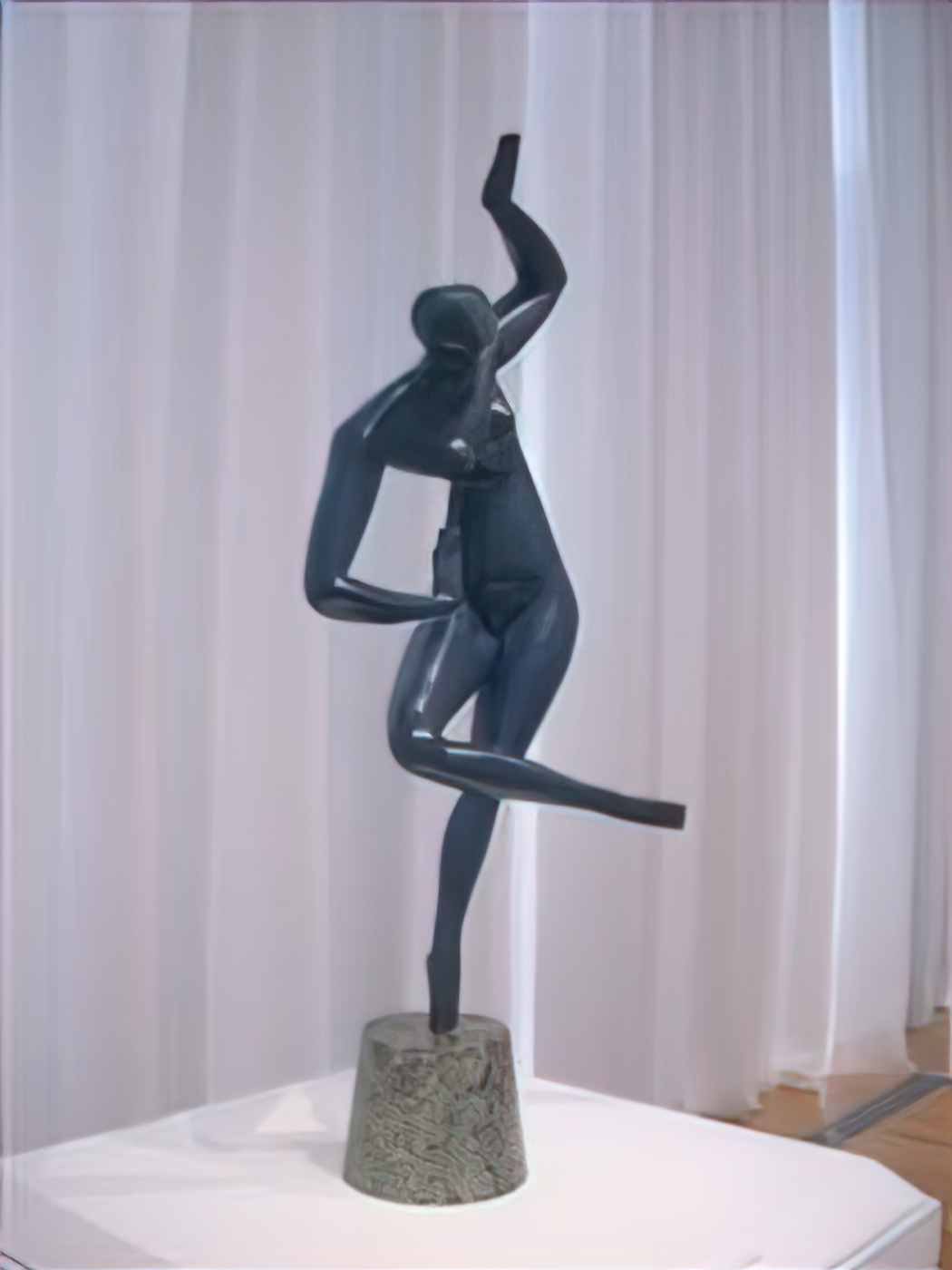 Olexandr Archipenko blue dancer 1 Art A4 Photo Print