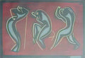 Olexandr Archipenko danse macabre group terror 41 Art A4 Photo Print