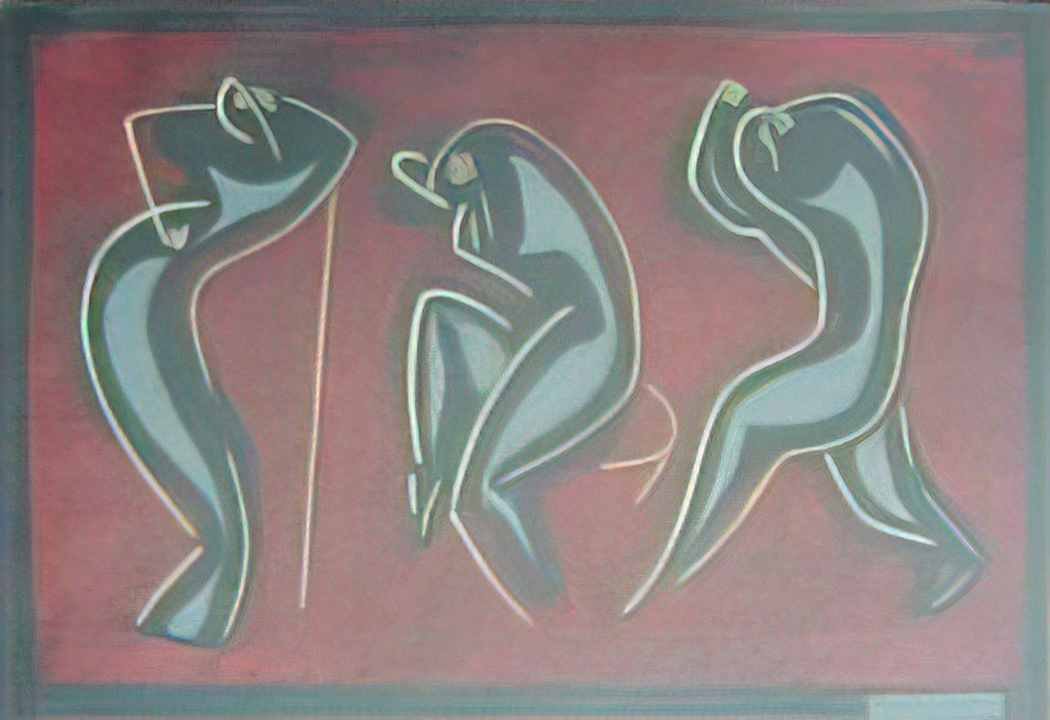 Olexandr Archipenko danse macabre group terror 41 Art A4 Photo Print