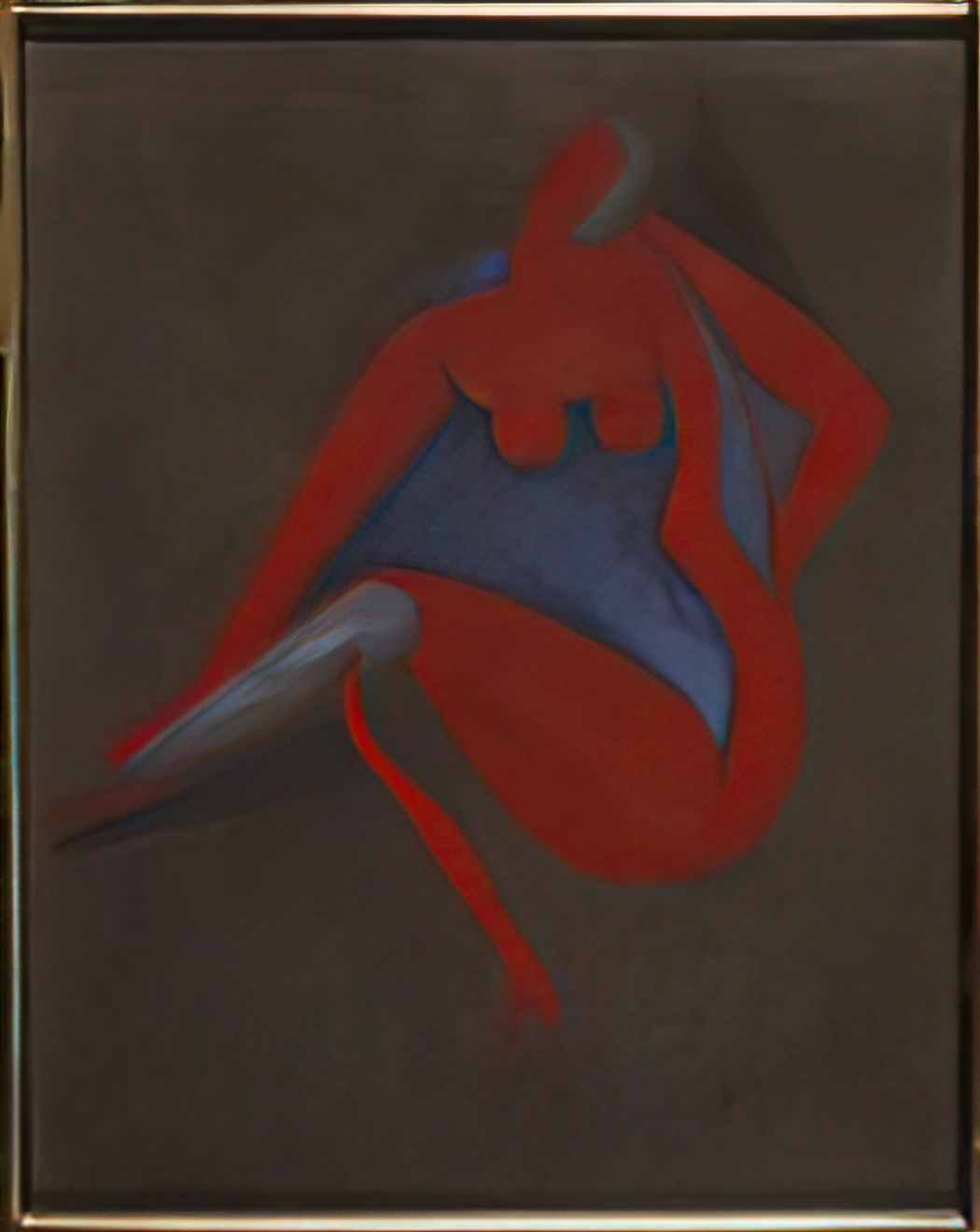 Olexandr Archipenko seated nude 1920 Art A4 Photo Print