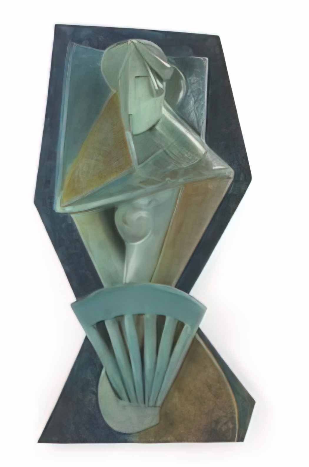 Olexandr Archipenko woman with a fan Art A4 Photo Print