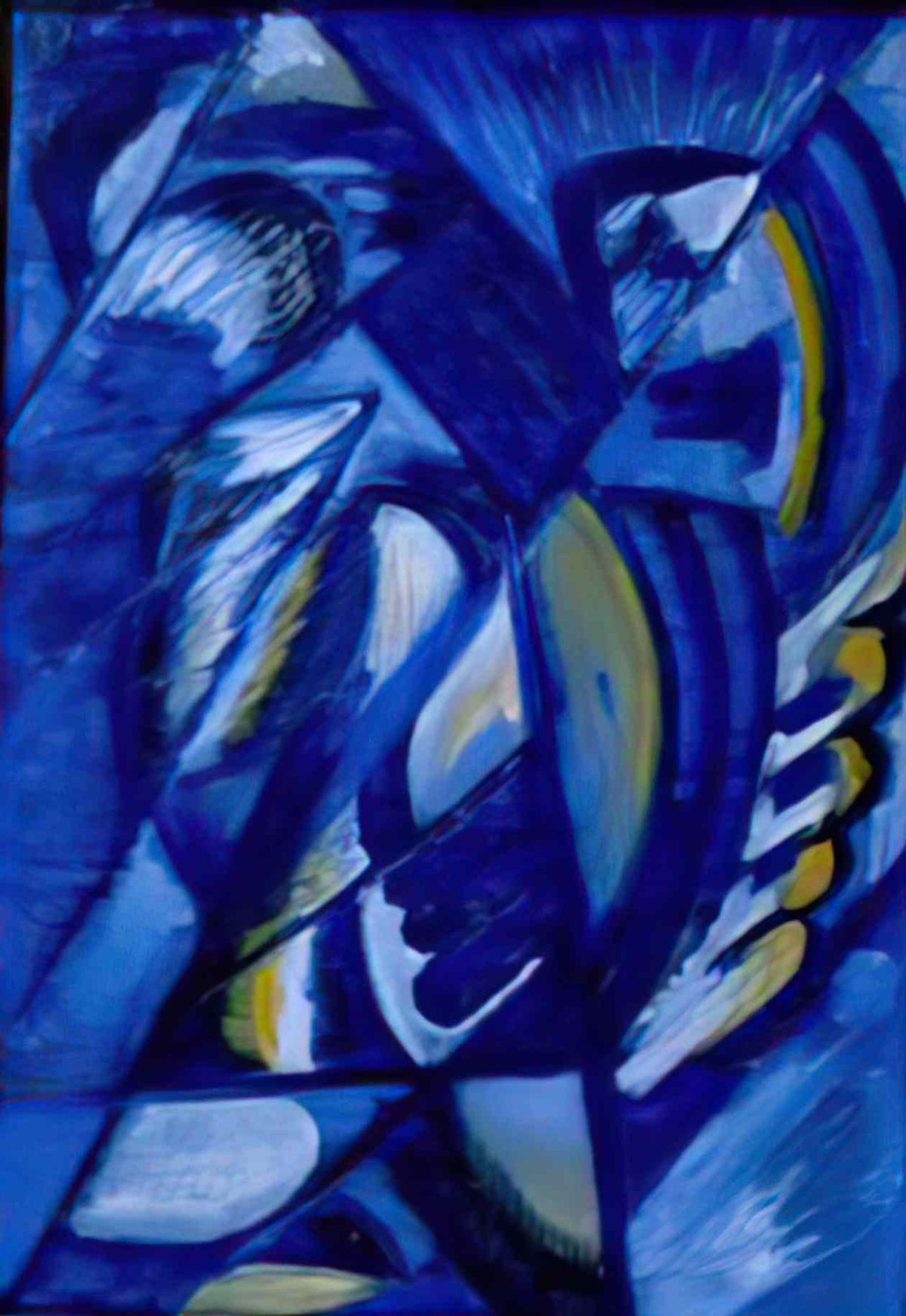 Olga Rozanova blue on tin Art A4 Photo Print