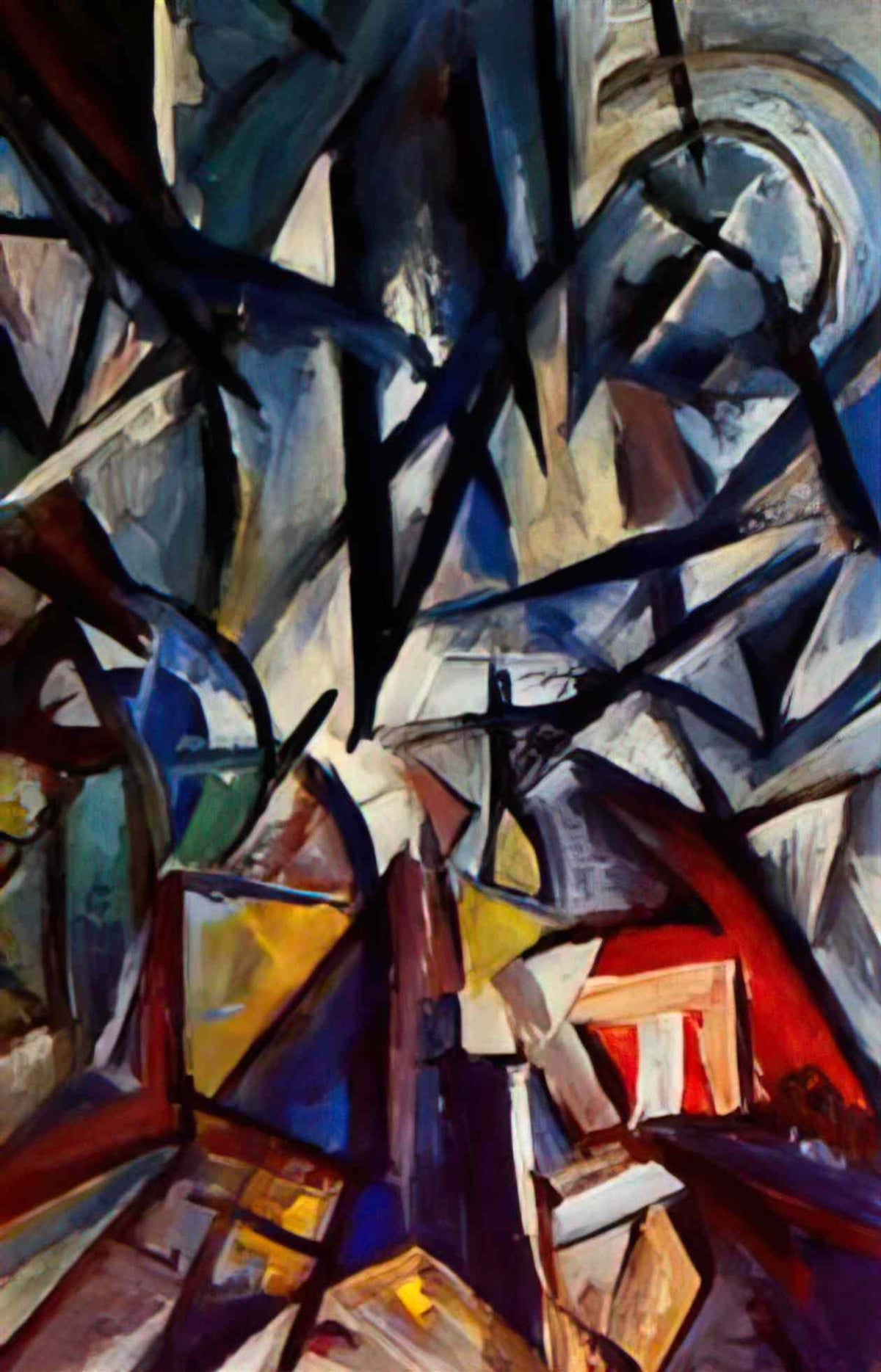 Olga Rozanova disjunction of forms Art A4 Photo Print