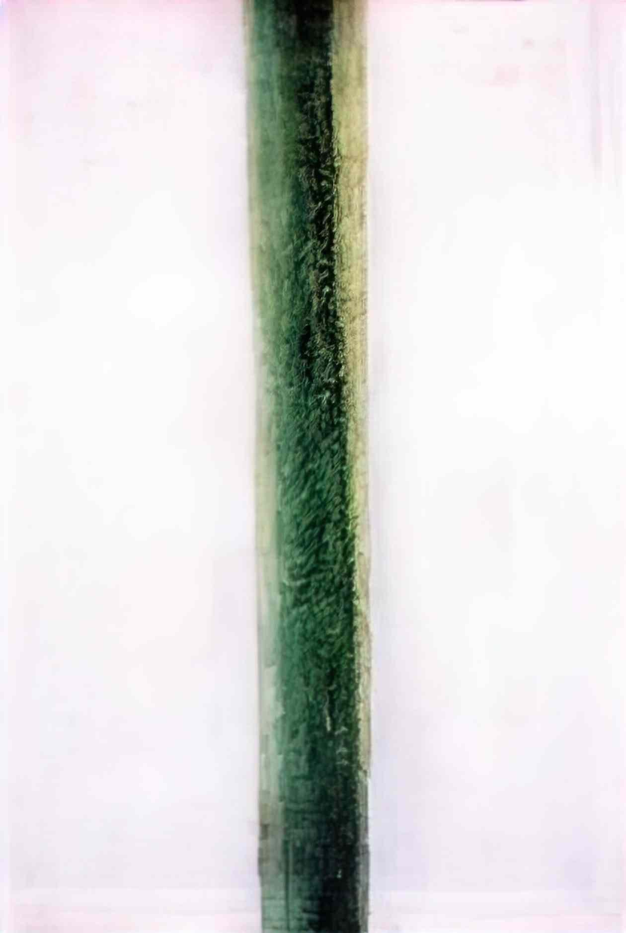 Olga Rozanova green stripe color painting Art A4 Photo Print