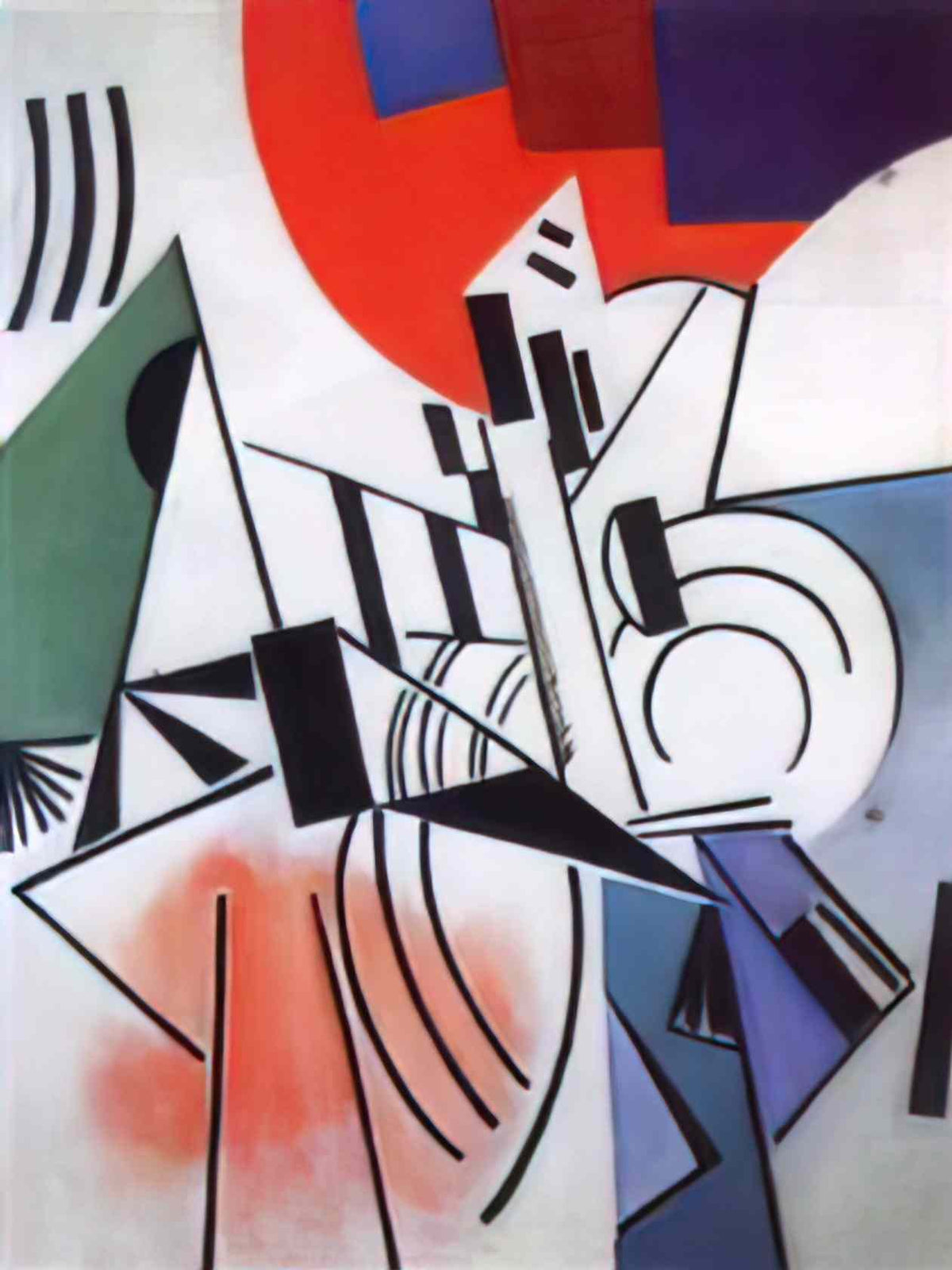 Olga Rozanova suprematism 1916 Art A4 Photo Print