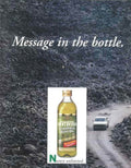 Olive Oil Bottle Vintage Retro Advert Poster A4 Photo Print