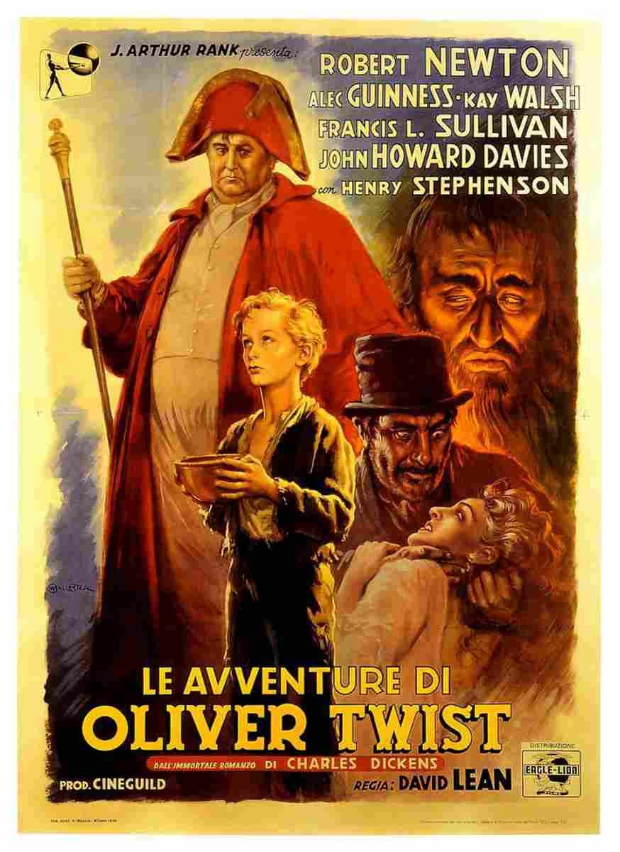Oliver Twist 1948 02  film star poster A4 Photo Print
