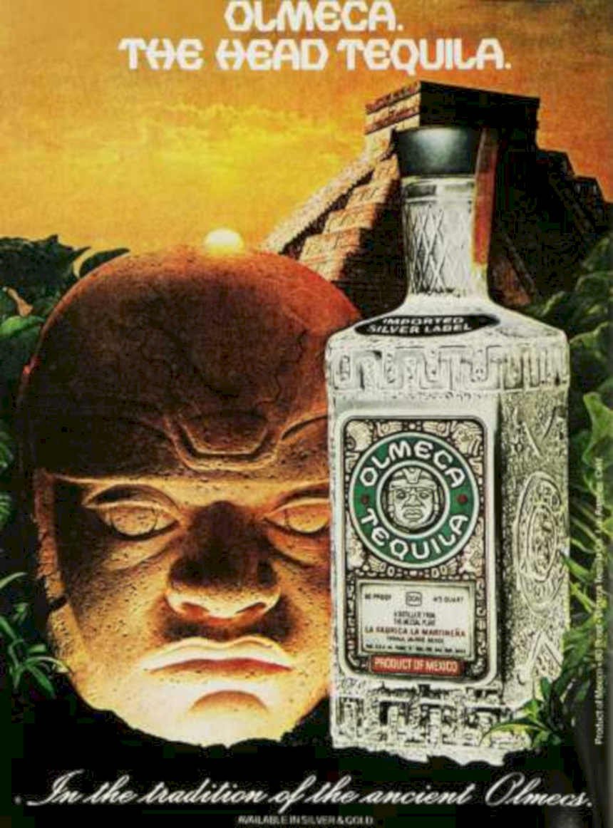 Olmeca Tequila Pyramid Vintage Retro Advert Ads A4 Photo Print