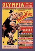 Olympia Circo Elephant Vintage Retro Advert Ads A4 Photo Print