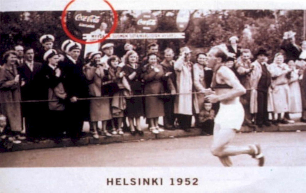 Olympic Helsinki 1952 1990s Vintage Retro Advert