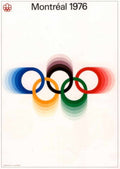 Olympic Rings 1976 1970s Vintage Retro Advert