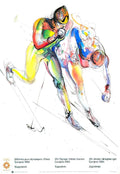 Olympics84CrossCountry Advert A4 Photo Print