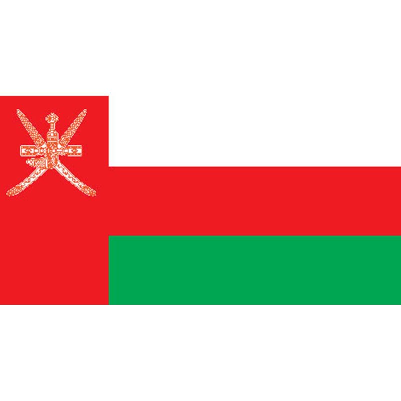 Oman Flag N1718 A4 Photo Print