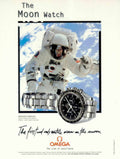 Omega Moonwatch Speedmaster 1970s Vintage Retro Advert