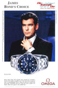 Omega Seamaster Bond Vintage Retro Advert Poster A4 Photo Print
