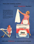 Omo Washing Machine 1960s Vintage Retro Advert
