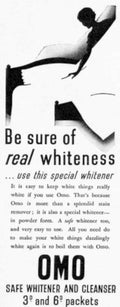 Omo Whiter Shirt Vintage Retro Advert Poster A4 Photo Print