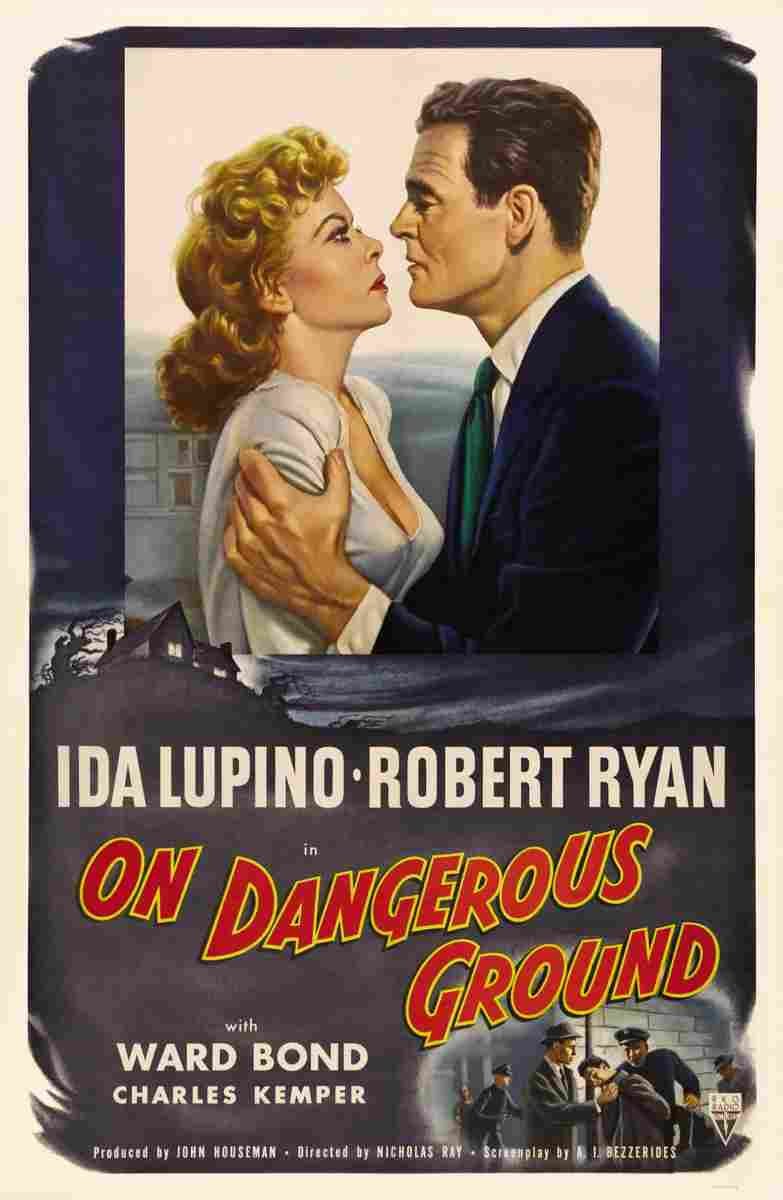 On Dangerous Ground 1952 01  film star poster A4 Photo Print