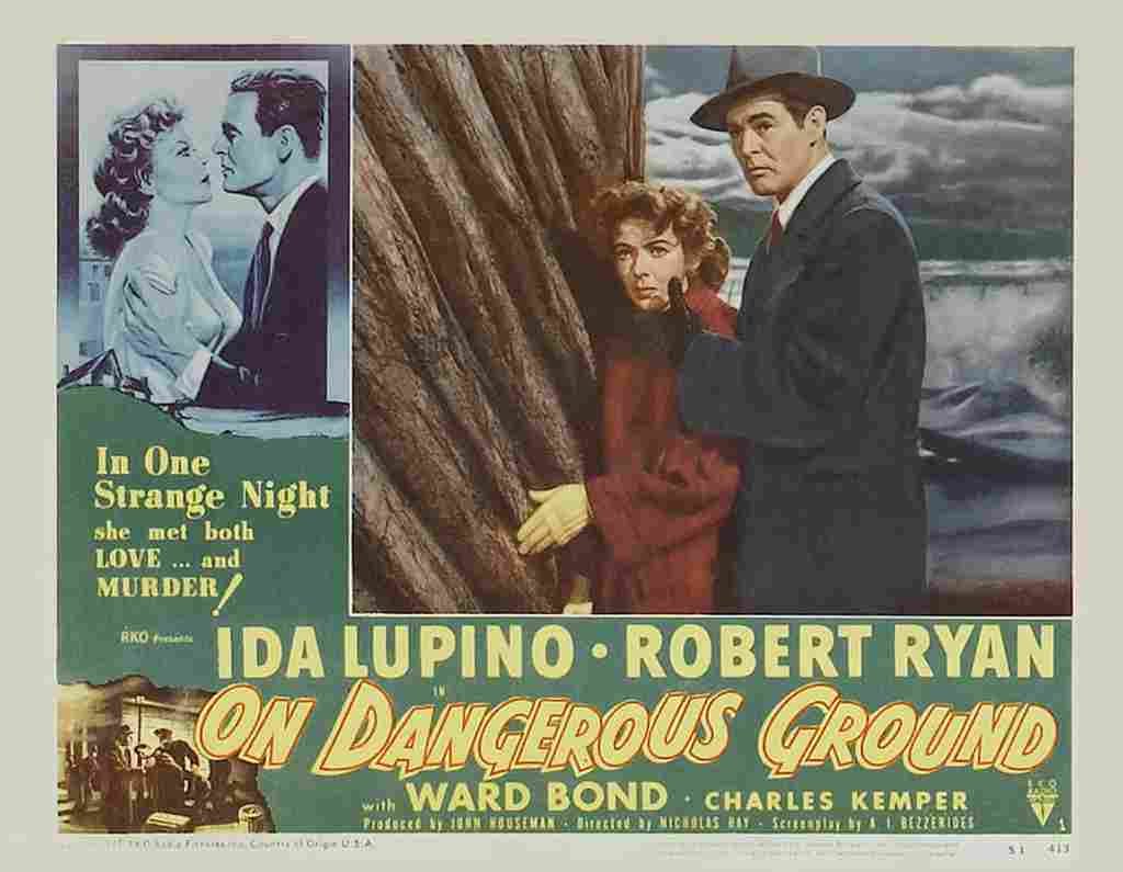 On Dangerous Ground 1952 08  film star poster A4 Photo Print