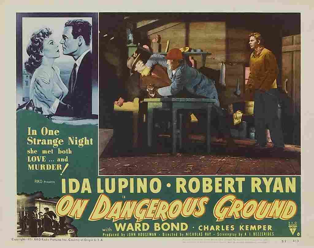 On Dangerous Ground 1952 09  film star poster A4 Photo Print