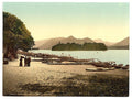 On Derwentwater boat landing Lake District Vintage A4 Photo Print