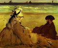 On The Beach Edouard Manet A4 Photo Print