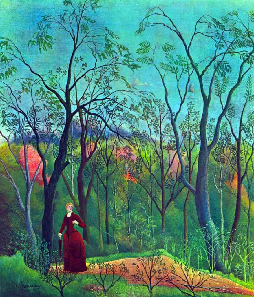 On The Forest Edge Henri Rousseau A4 Photo Print