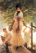 On The Thames Tissot A4 Photo Print