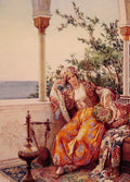 On the Balcony Art A4 Photo Print