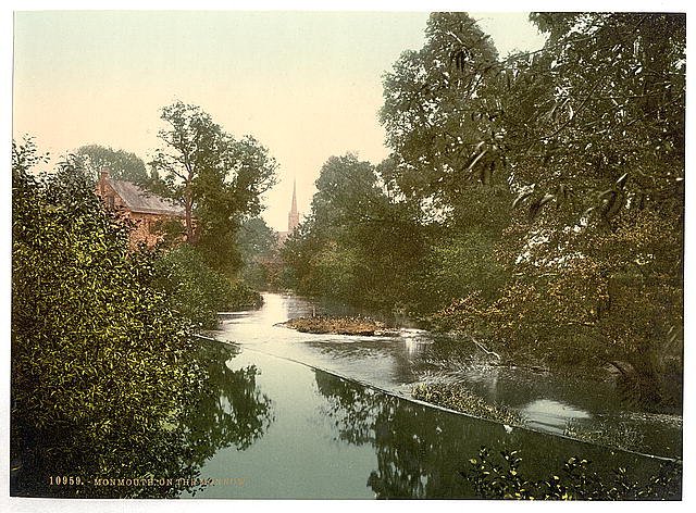 On the Monnow Monmouth Vintage A4 Photo Print