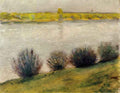 On the Rhine by August Macke Expressionism A4 Photo Print