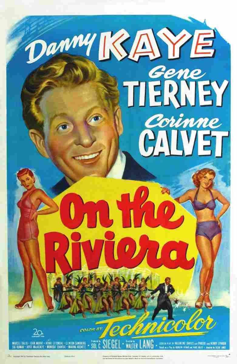 On the Riviera 01  film star poster A4 Photo Print