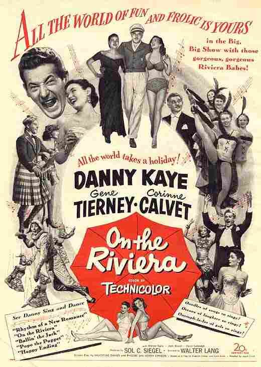 On the Riviera 02  film star poster A4 Photo Print