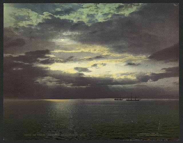 On the St Lawrence at Riviere du Loup Vintage A4 Photo Print