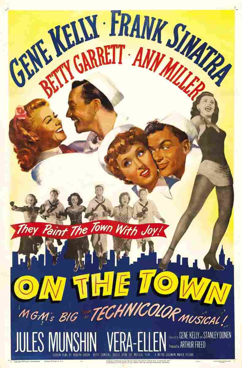 On the Town 01  film star poster A4 Photo Print